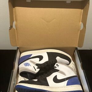 Nike Air Jordan Sneakers Black White Blue
